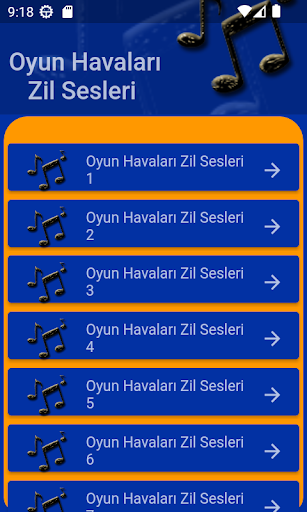 Oyun Havaları Zil Sesleri ekran görüntüsü