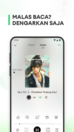 AudioToon: Audio book, Podcast ekran görüntüsü