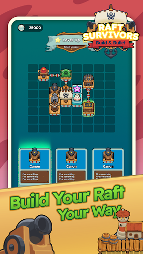 Raft Survivors: Build & Bullet ekran görüntüsü