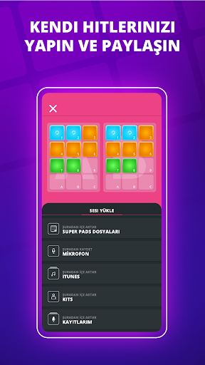SUPER PADS DJ - Bateri Mikser ekran görüntüsü