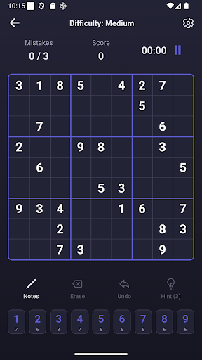 Evsi Sudoku ekran görüntüsü