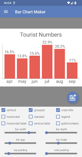 Bar Chart Maker Pro ekran görüntüsü