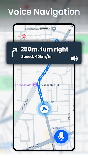 GPS Navigation- Easy Map Route ekran görüntüsü