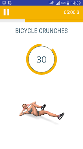 7 min Abs Workout Challenge ekran görüntüsü