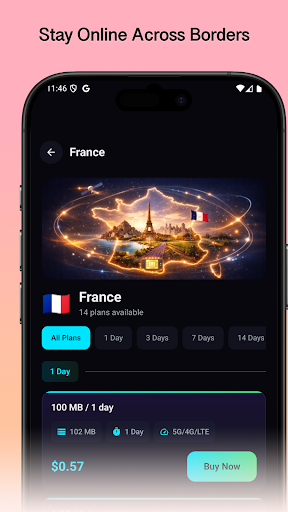 FlyOn - Travel eSIM & Internet ekran görüntüsü