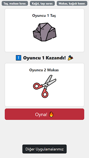 Taş Kağıt Makas ekran görüntüsü