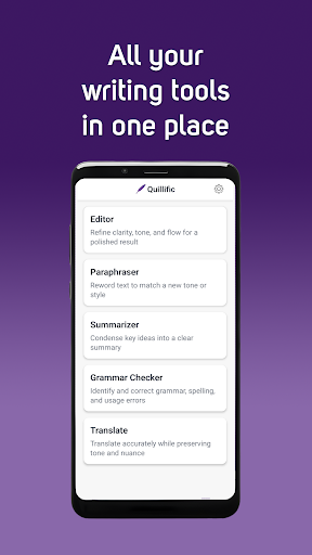 Quillific: AI Writing Tool ekran görüntüsü
