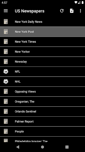 US Newspapers ekran görüntüsü