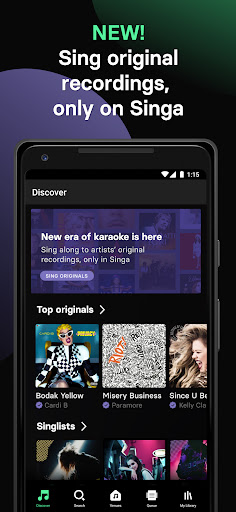 Singa: Sing Karaoke & Lyrics ekran görüntüsü