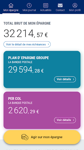 La Banque Postale ERE ekran görüntüsü