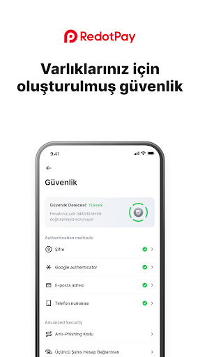 RedotPay: Kripto Kart & Öde ekran görüntüsü