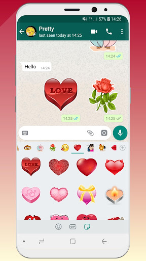 WeLove stickers (WASticker) ekran görüntüsü