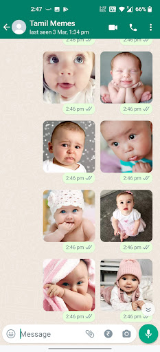 Baby Stickers ekran görüntüsü