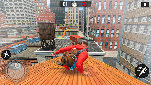 Going Up Rooftop Parkour Race ekran görüntüsü