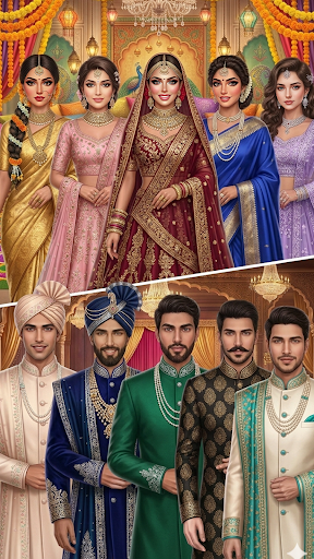 Indian Bride Fashion Dress up ekran görüntüsü