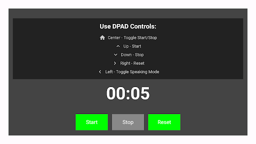 StopWatch TV ekran görüntüsü