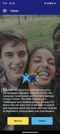 EMN Glossary ekran görüntüsü