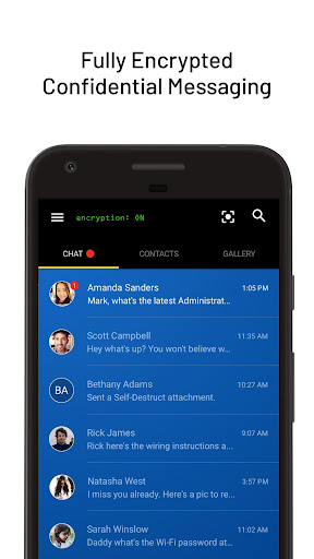 KeeperChat Encrypted Messenger ekran görüntüsü