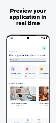 SAP Build Apps Preview ekran görüntüsü