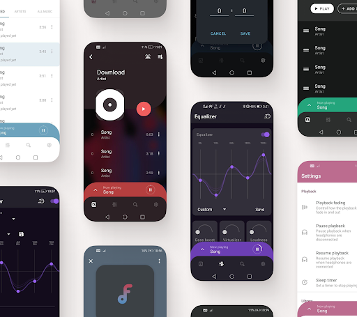 Frolomuse: MP3 Music Player ekran görüntüsü