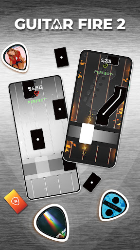 Guitar Fire 2 - Music Game ekran görüntüsü