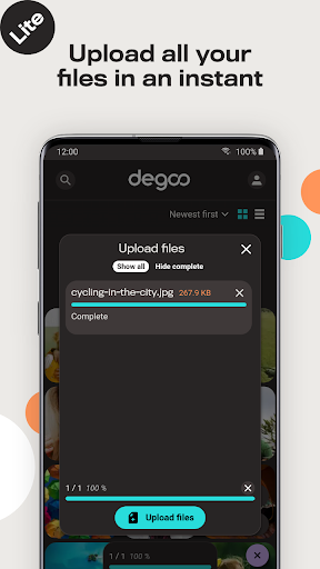 Degoo: 100 GB Bulut Depolama ekran görüntüsü