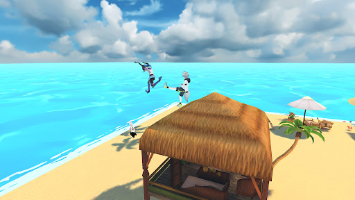 The floor is lava game parkour ekran görüntüsü
