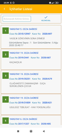 Türk Ceza Kanunu ekran görüntüsü