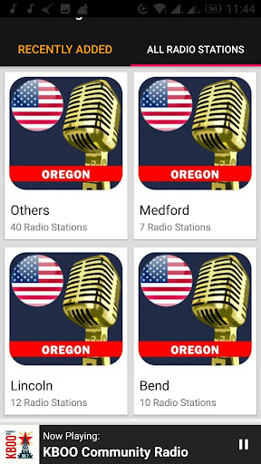 Oregon Radio Stations - USA ekran görüntüsü