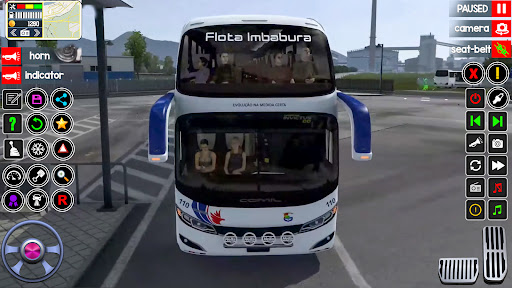 Bus Game Way Coach Bus Driving ekran görüntüsü