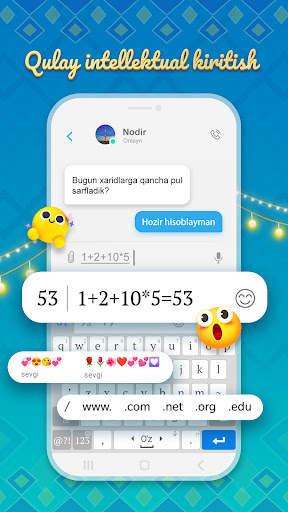 O'zbekcha Klaviatura ekran görüntüsü