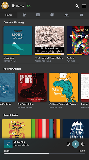Audiobookshelf ekran görüntüsü