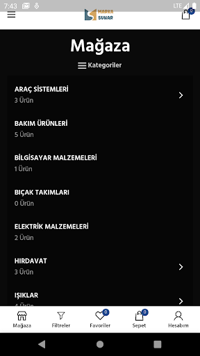 Marka Sunar ekran görüntüsü