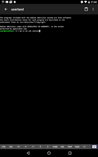 UserLAnd - Linux on Android ekran görüntüsü