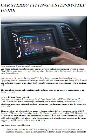 How to Install a Car Stereo ekran görüntüsü