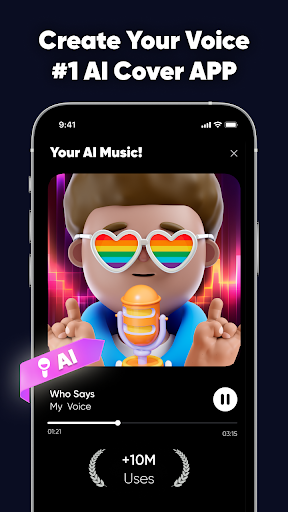 VocalMe Music: AI Cover Songs ekran görüntüsü
