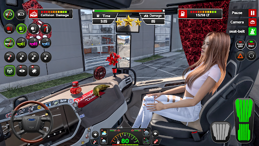 Open World Bus Driving Game 3d ekran görüntüsü