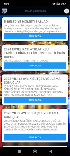 Amasra Belediyesi ekran görüntüsü