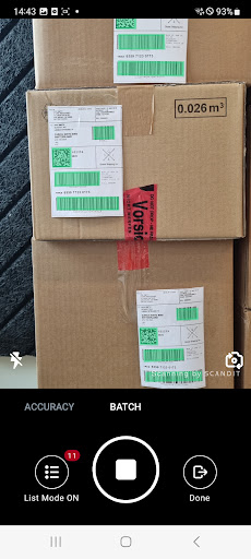 Scandit Express ekran görüntüsü