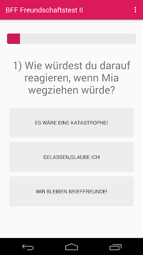 Freundschaft Test - BFF Quiz ekran görüntüsü
