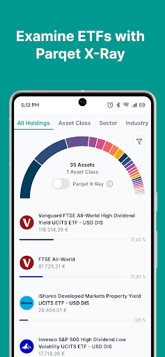 Parqet - Portfolio Tracker ekran görüntüsü