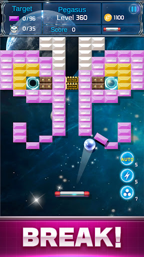 Brick Breaker: Space Outlaw ekran görüntüsü