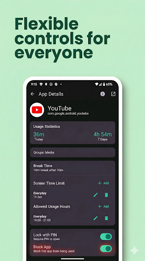 tvusage - Digital Wellbeing ekran görüntüsü