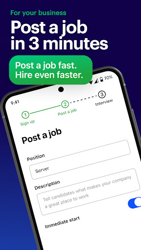 JOB TODAY: Hire & Find Jobs ekran görüntüsü