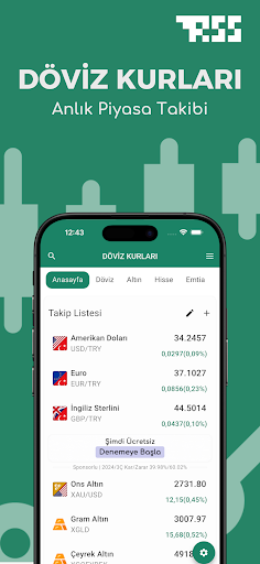 Döviz Kurları Canlı Dolar Euro ekran görüntüsü