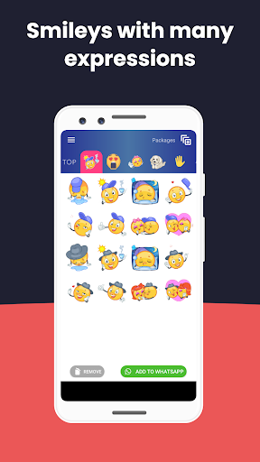 GIF stickers for WhatsApp ekran görüntüsü