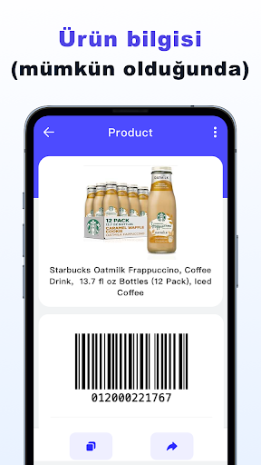 Hızlı QR ve Barkod Tarayıcı ekran görüntüsü
