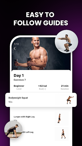 Leg Workouts for Men ekran görüntüsü