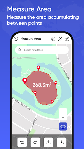 Distance & Land Area Measure ekran görüntüsü