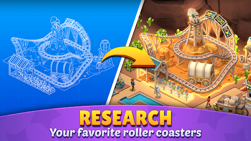 Roller Coaster Life Theme Park ekran görüntüsü